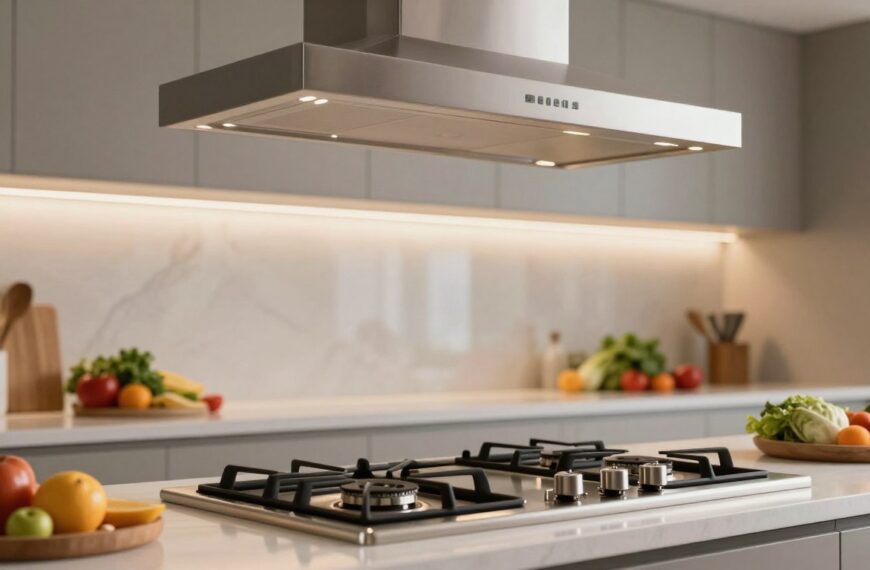 Odległość okapu od kuchenki gazowej – jaka wysokość jest bezpieczna i praktyczna