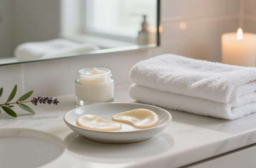 Płatki pod oczy rano czy wieczorem